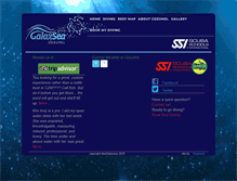 Tablet Screenshot of divegalaxsea.com